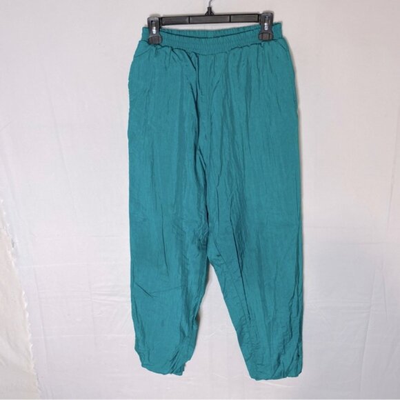 Vintage Ispo Green Blue All Over Busy Print Tracksuit W Green Pants M - Picture 8 of 16